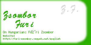 zsombor furi business card